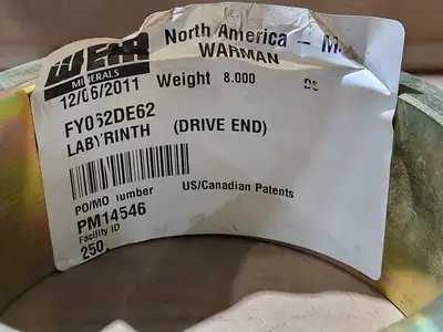 Used 2011 WEIR MINERALS FY062DE62 Parts (Hydraulics and Pneumatics) British Columbia CA | Lenmark #1440665