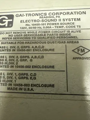 New | in-Stock GAI-TRONICS 10455-101 Miscellaneous Equipment (Electrical & Power) | Surplus Asset Holdings #1195615