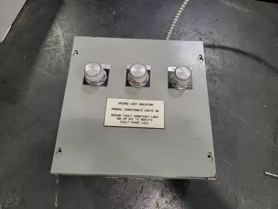 Type 1 Enclosure 10"x10"x6" w/ Ground Light Indication Assembly