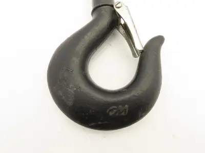 CM Lodestar 3-4 Ton Chain Hoist Upper Hook Threaded Shank w/Latch No 8