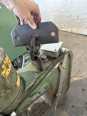 70 TON FRANKLIN HYDRAULIC C FRAME HYDRAULIC WEB PUNCH. STOCK # 0887225