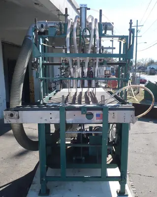 SPC9222  Can and Bottle Cleaning Machine air type bottle cleaner model 4 lane feeder/laner with inverted air rinser NA