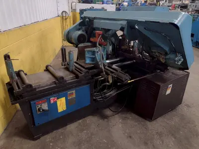 16" X 16" AMADA MODEL #HFA-400W AUTOMATIC HORIZONTAL BANDSAW: STOCK #15398
