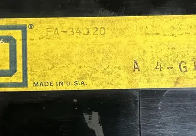 Used SQUARE D FA-34020 Circuit Breakers | Surplus Asset Holdings #1189169