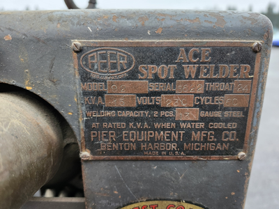 U14685C Used Peer 15 kva spot welder water cooled