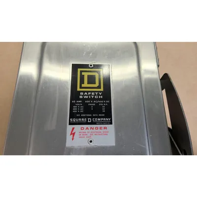 USED SQUARE D CO. HU362DS