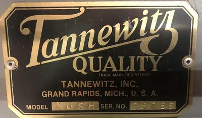 USED TANNEWITZ XJSH ROLLING TABLE VARIETY SAW WITH HYDRAULIC ADJUSTMENT