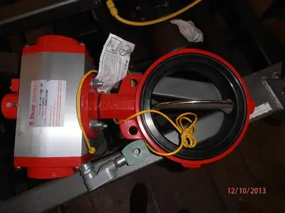 Valve, Butterfly, 8", C/st, Bray Controls, #S738702