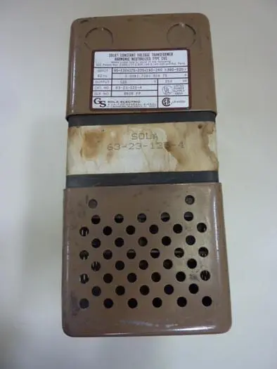 Used SOLA ELECTRIC 63-23-125-4 Transformers Michigan US | Ideal Machinery #699821