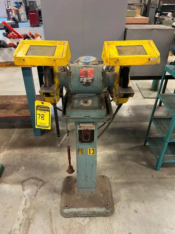 Used _UNKNOWN_ _UNKNOWN_ Pedestal Type Grinders (Double End) Virginia US | Myron Bowling Auctioneers Inc #1553519
