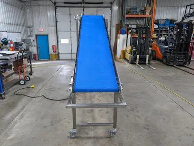 SS Incline Plastic Belt Conveyor