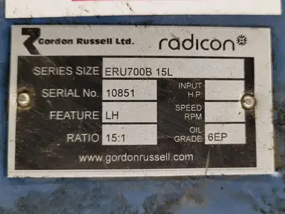USED RADICON ERU700B 15L
