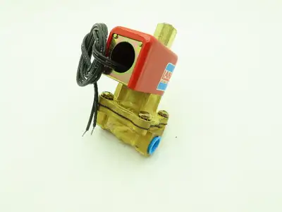 Skinner Lancer 2LB1HBG3125N Brass Solenoid Valve 2-Way NO 24VDC 125 PSI 3/8" NPT