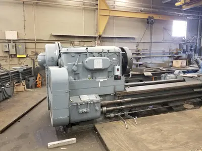 56" x 342" Bertram Engine Lathe with Dual Carriages