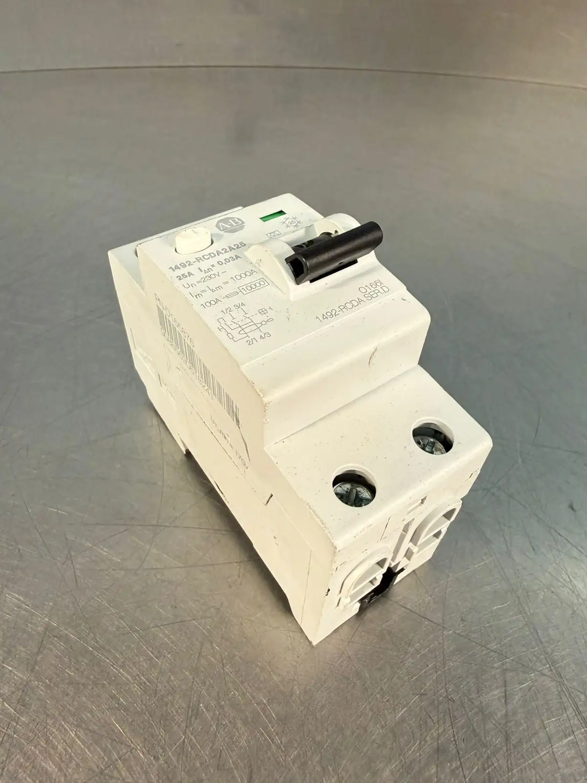 Allen Bradley 1492-RCDA2A25 /D Circuit Breaker 25A PN: D165876 (3.1.2)