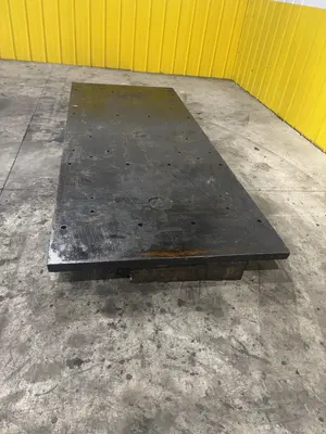 48" X 120" X 2" THICK STEEL FLOOR / BOLSTER PLATE: STOCK #22744