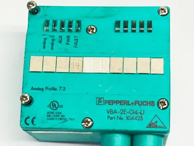 VBA-2E-G4-U, 104423 | Pepperl+Fuchs VBA-2E-G4-U AS-Interface Analog Module 104423 - For parts or not working