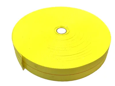 USED BULK-STRAP POLYESTER WEBBING YELLOW 4,900 LB WLL