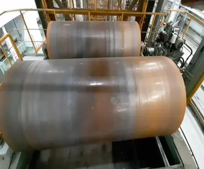 67" W (1710 mm) x .009"-.079" (.23 mm-2 mm) x 20 Ton Color Coating Line (Used)