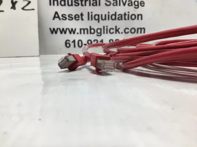 Monoprice Cat6 Ethernet Patch Cable – Network Internet Cord – RJ45, Stranded, 550Mhz, UTP, Pure Bare Copper Wire, 26AWG, 25ft, Red