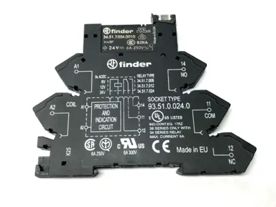New | in-Stock FINDER RELAY SOCKET W/ 34.51.7.024.0010 RELAY Relays & Switches | Maverick Industrial Sales #1100505
