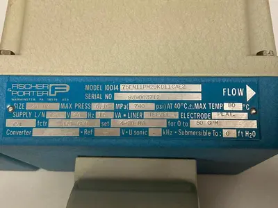 New | in-Stock FISCHER & PORTER I0DI4 75EN11PM29KD11CAE2 Flowmeters Ohio US | Surplus Asset Holdings #1247211