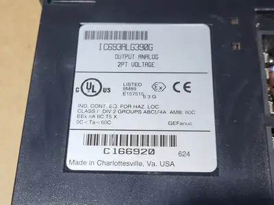 USED GE FANUC IC693ALG390G