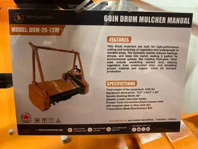 WOLVERINE 60 Drum Pioneer Machine 2025