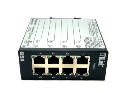 Used CONTEMPORARY CONTROLS SKORPION ETHERNET SWITCH CTRLINK 8-PORT Network Switches Michigan US | Maverick Industrial Sales #1092057