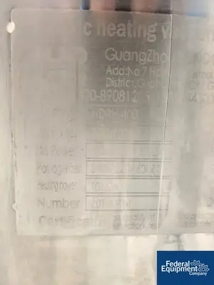 USED Hundom 4,000 Liter Hundom Process Kettle, S/S