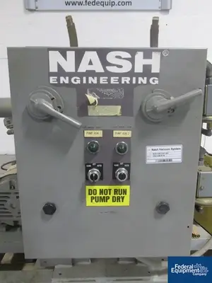 USED Nash Nash Vacuum Pump System, Model SC 2/7, C/S, 200 CFM, 10 HP, (2)