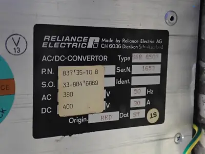 USED RELIANCE ELECTRIC MAXITRON S6R