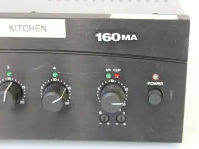 Crown 160MA Four-Channel 60-Watt Mixer Amplifier for Commercial Audio