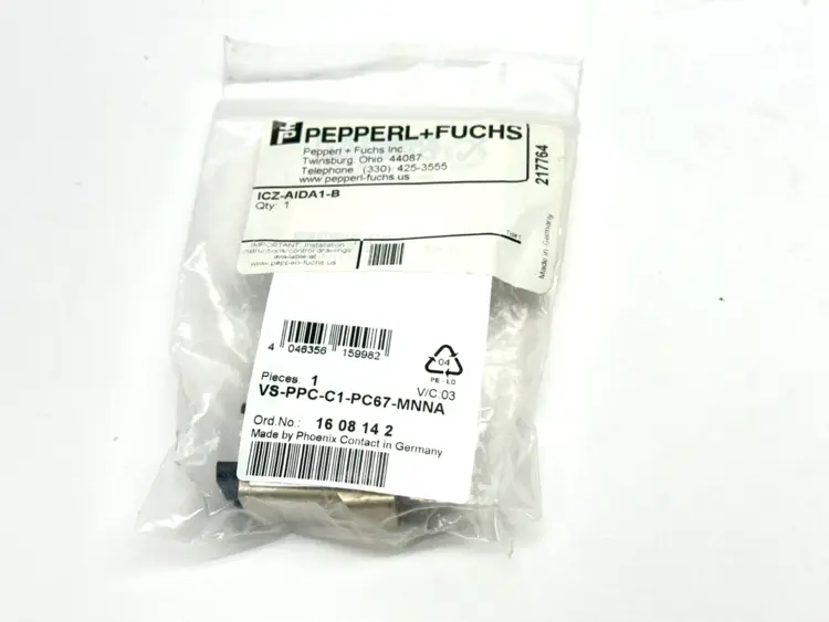 Used Pepperl+Fuchs ICZ-AIDA1-B Connector Accessories Michigan US | Maverick Industrial Sales #1495906