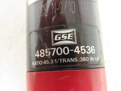 GSE Tech-Motive Tool 48057P-23019 Servo Nutrunner Inline Tool 1/2" Chuck 41Nm