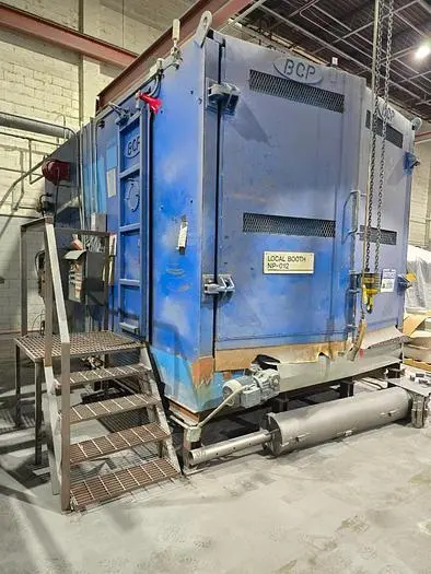 Used 1996 BCP A4-6946 BLAST ROOM Blast Room (Manual Booth) Ohio US | Shot Blasting Equipment #350366