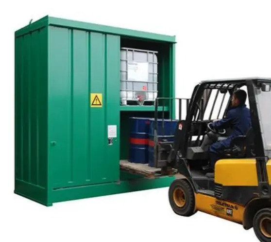 Steel Bunded Store 16 Drums or 4 IBC's