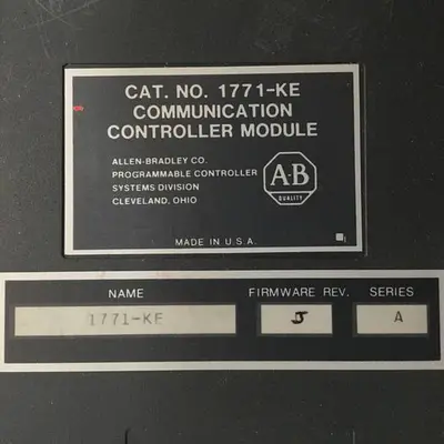 USED ALLEN BRADLEY 1771-KE SER A