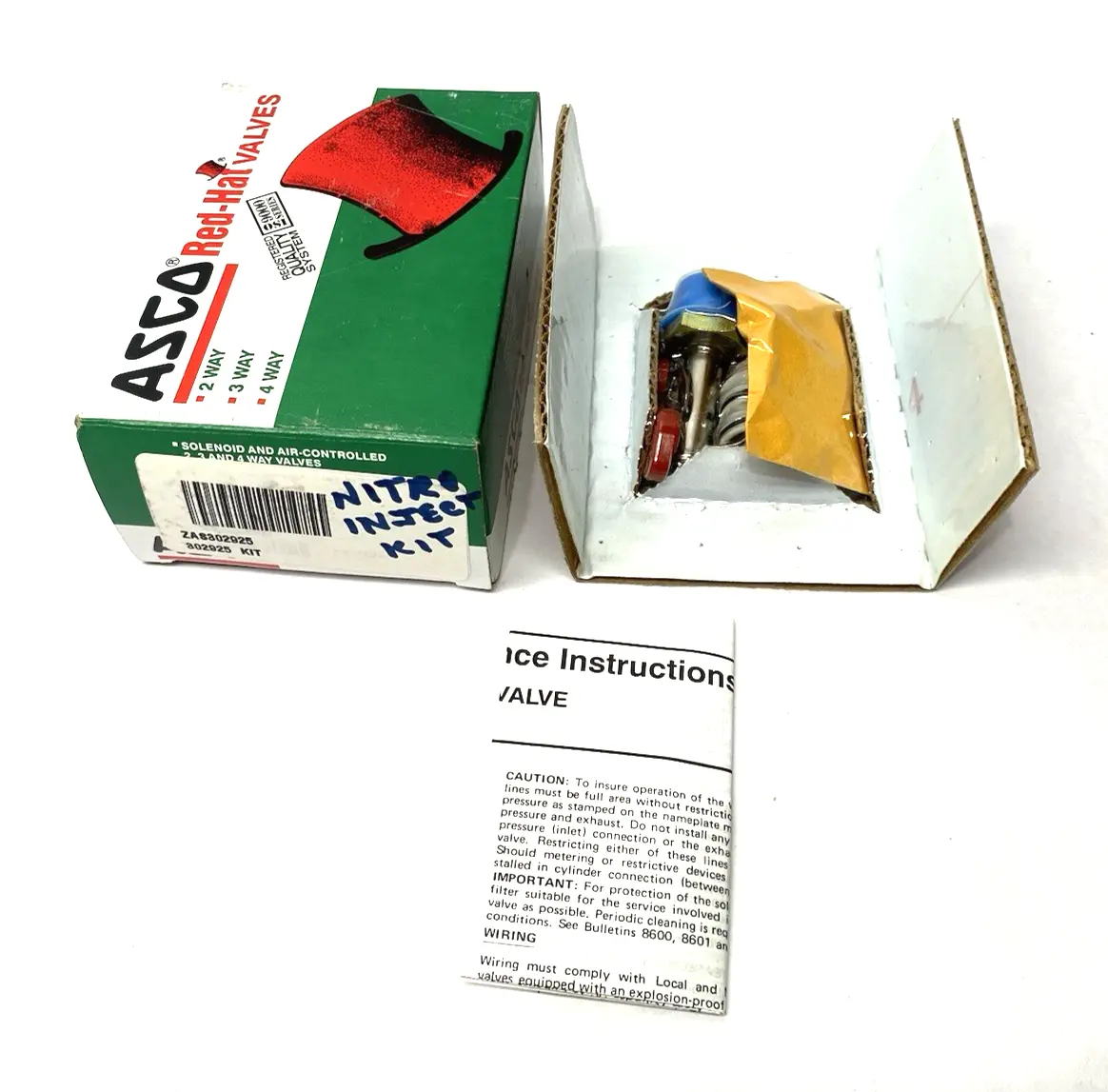 NEW ASCO RED HAT VALVE REBUILD KIT ZAS302925