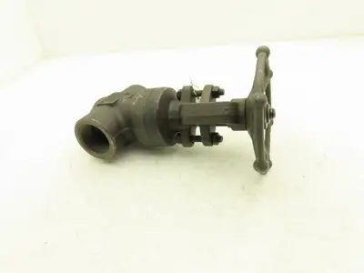 Bonney Forge A105N Gate Valve 1-1/2" NPT Forged Steel Rising Stem