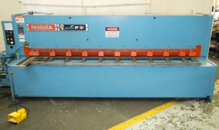Used 1992 NIAGARA SP-10-1/4 Power Squaring Shears (Inch) Illinois US | BLUMBERG MACHINERY COMPANY #396571