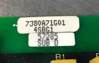 Used WESTINGHOUSE 7380A71G01 PLC Processors | Palmetto Automation #1148827