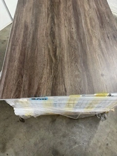 401 SF of HD Brushed Oak LVP Waterproof - 6.5" x 48" - Smokehouse LVX  Lighter in Person