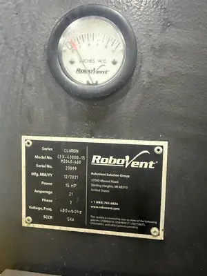 USED ROBOVENT CFX-4000B-15