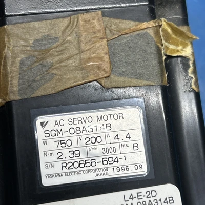 USED Yaskawa SGM-08A314B