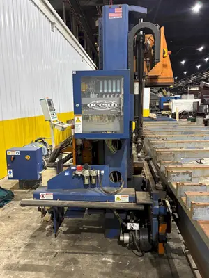 2" X 60' PEDDINGHAUS MODEL #1000/1B OCEAN AVENGER CNC STRUCTURAL BEAM DRILL LINE 2008: YOBRO #23978