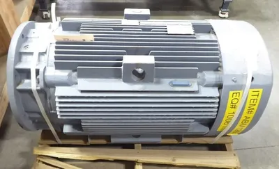 General Electric 200 HP Electric Motor Frame 449TSD 1800 RPM 4160 Volt Rebuilt