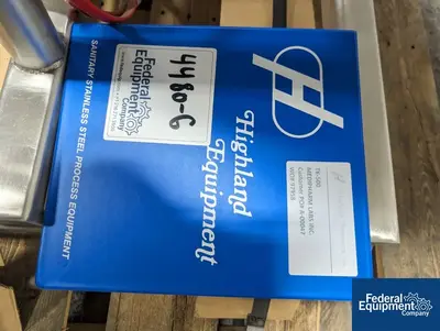 USED Highland 50 Liter Highland Agitated Receiver Tank, 316 S/S
