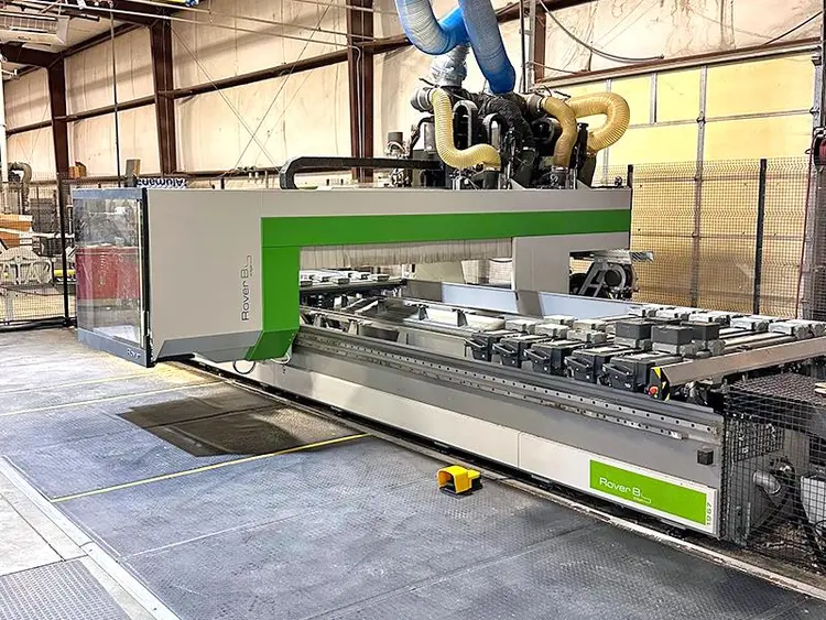 Used 2021 BIESSE ROVER B EDGE 1967 CNC Routers Georgia US | iBiD Machinery #299224