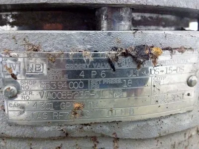 Crossby  Safety Relief Valve Size 4"